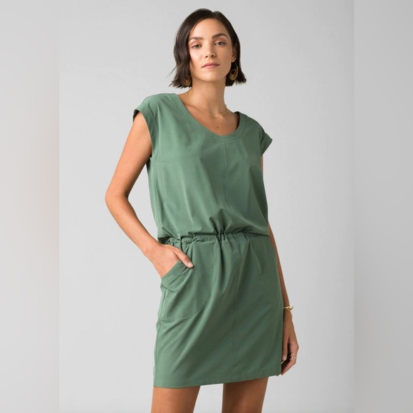 Prana Dresses & Skirts - Prana Norma Sleeveless Athleisure Activewear Dress, Green, Size M